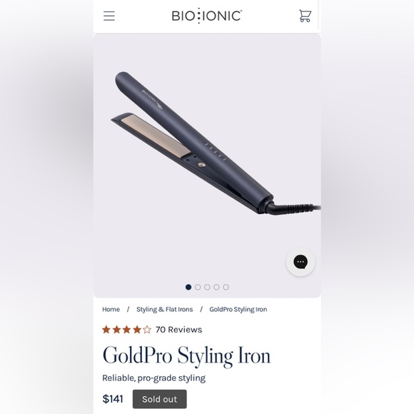 Bio Ionic GoldPro Styling Iron - Picture 2 of 10
